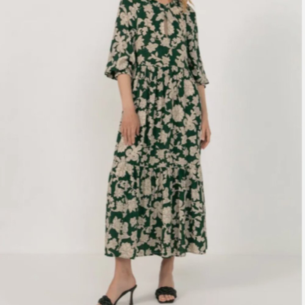 Zara Floral Print Maxi Dress